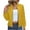 Yellow, variant on ZUKMRJPC Women's Quilted Jackets Stand Collar Lightweight Casual Bomber Jacket Fall Winter Full Zip Warm Solid Color Cropped Coats