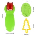 thumbnail image 3 of 26pcs Kids Clay Dough Tools Kit Plastic Play Dough Cutters Set with Assorted Animal Shapes Molds, 3 of 7