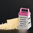 thumbnail image 5 of Mini rallador de queso de acero inoxidable rallador de cuatro lados accesorios de cocina, 5 of 5