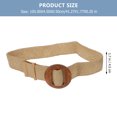 thumbnail image 6 of Raindrops  3 Pcs Braided Belt Stretchy Belts for Women Woven Waist Miss, 6 of 6