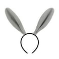 thumbnail image 1 of Diadema con orejas de conejo Salvador Sombreros Gris para disfraz de Cosplay para mujeres y niñas, 1 of 9