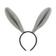 thumbnail image 1 of Diadema con orejas de conejo para cosplay, accesorios para disfraz de conejito, bandas para el cabello con orejas de animal Gris, 1 of 9