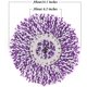 thumbnail image 3 of 4 cabezales de repuesto para mopa de repuesto para mopa mágica con rotación de 360 ​​grados, cabezal de repuesto de microfibra redondo, tamaño estándar, morado, paquete de 4, 3 of 4