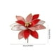 thumbnail image 3 of Flores Navideñas de Tela con Ribetes Dorados. Arreglos Florales Navideños. Decoraciones con Flores Artificiales., 3 of 6