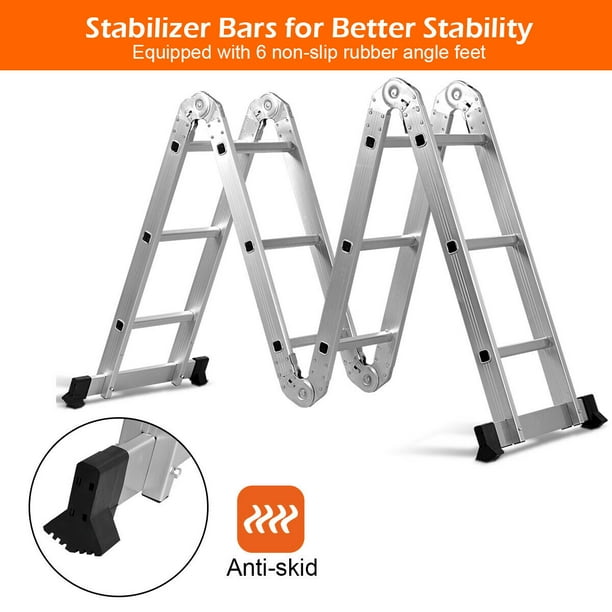 IRONMAX 12.5 Multi Purpose Step Platform Aluminum Folding