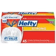 thumbnail image 1 of Bolsas de basura de cocina Hefty Strong, 49 L, 45 unidades (paquete de 6), 1 of 3