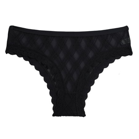 

ZMHEGW Underwear Women Underpants Patchwork Color Bikini Solid Briefs Knickers Christmas Gift 1 Piece Women s Panties
