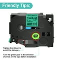 thumbnail image 6 of NineLeaf 5 Pack Compatible for Brother P-touch TZe-731 TZe731 TZ-731 TZ731 12mm 0.47" Green Laminated Label Tape, 6 of 6