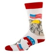 thumbnail image 3 of OoohYeah Mens Novelty Crew Socks, Funny Crazy Silly Socks, Cool Fashion Socks, Right-Wing, 3 of 4