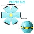 thumbnail image 4 of Glow in the Dark Bouncing Flying Saucer Toy, Unpredictable Bounce for Family Interactive Play, Soft Durable Kid-Safe Design for Evening Fun and Bonding (A), 4 of 8