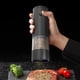 thumbnail image 3 of Molinillo de pimienta eléctrico, molinillo de pimienta a batería, molinillo de pimienta automático con luz LED, Control de botón con una sola mano, ajustable, 3 of 5