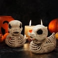 thumbnail image 5 of Adornos de esqueleto de pato para Halloween, adornos de hueso para fiesta espeluznante, 2 unidades, 5 of 5
