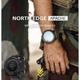 thumbnail image 3 of Reloj deportivo NORTH EDGE Apache para hombre con brújula y podómetro, 3 of 9
