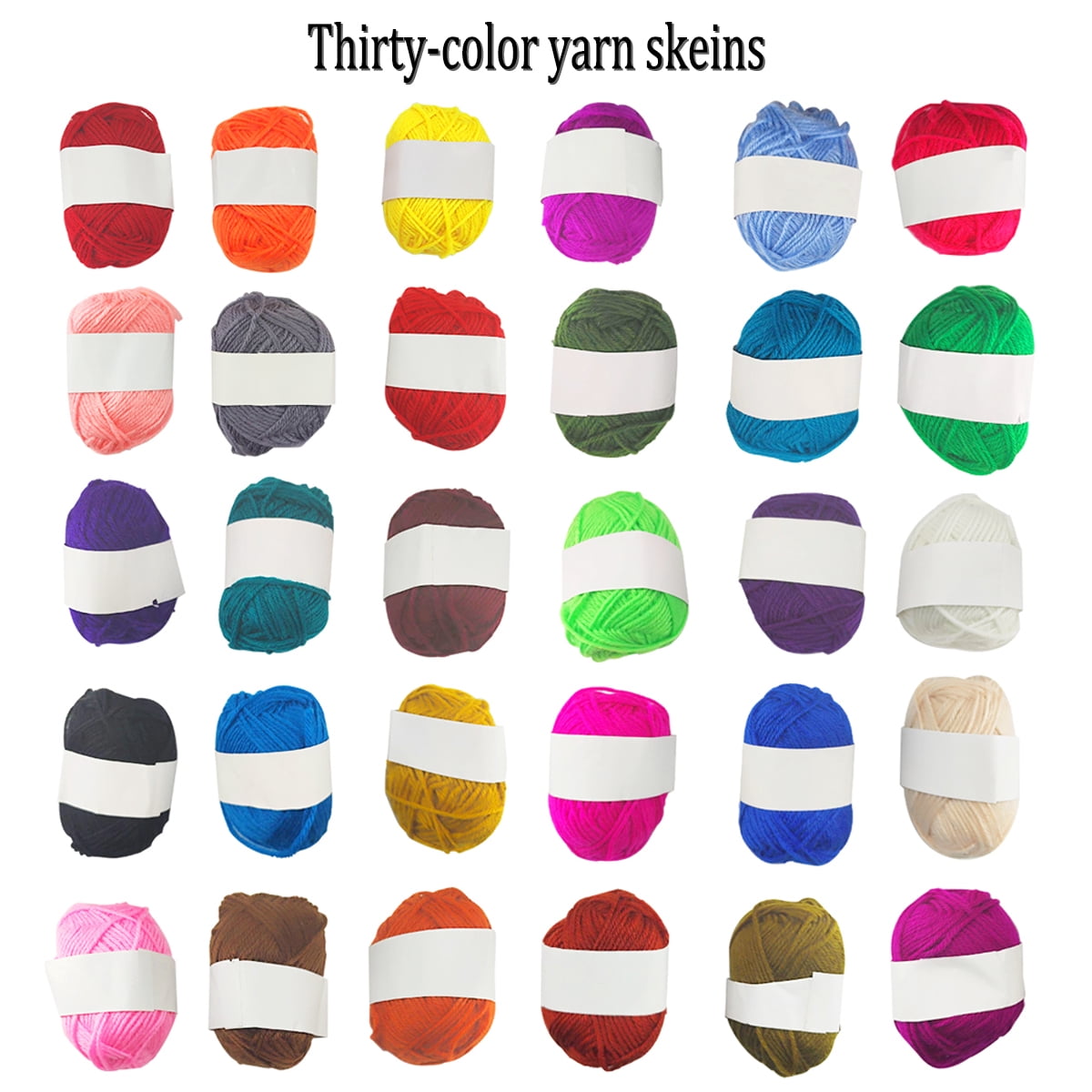 Crochet Set Crochet Hooks Multicolor Yarn Crochet Accessories for Kids Adults Beginner Kit 103Pcs