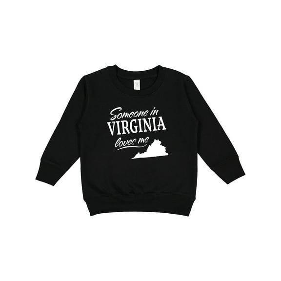 Inktastic Someone in Virginia Loves Me Toddler Sweatshirt