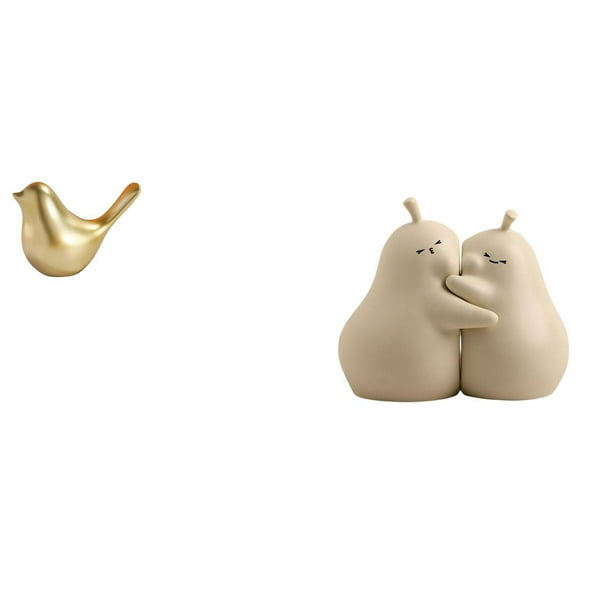 Figura de pájaros,Figura de pájaro dorado,decoración del hogar,estatua de animal,sujetalibros decorativos,Sujetalibros decorativos para oficina,hogar,libros