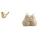 thumbnail image 1 of Figura de pájaros,Figura de pájaro dorado,decoración del hogar,estatua de animal,sujetalibros decorativos,Sujetalibros decorativos para oficina,hogar,libros, 1 of 8