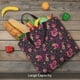 thumbnail image 5 of Balery Rose Mix Leopard 2 Bolsa de Mano para Mujeres con Cremallera, Bolsa de Gimnasio con Compartimentos, Bolsa para Laptop, Bolsa para Trabajo, 5 of 7