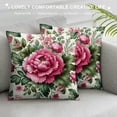 thumbnail image 3 of COMIO Throw Pillow Cover Case Vintage Floral Pillow Covers,Soft Decorative Throw Pillow Case for Living Room Bedroom Sofa Couch Cushion Covers White, 3 of 5