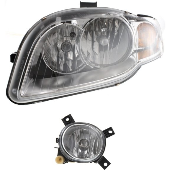 Headlight Kit For 2005-2009 A4 2005-2009 A4 Quattro 2007-2009 S4 Driver Side