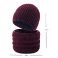 thumbnail image 2 of WREESH Men's Fleece Scarf & Beanie Set - Thermal Winter Neck Gaiter with Thick Knit Hat, Cold Weather Accessories Combo, 2 of 3