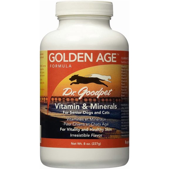 Dr Goodpet Golden Age Multivitamin Powder for Older Dogs with Goat's Milk Whey