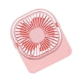 thumbnail image 2 of Injueey Ventilador portátil Mini Rotación ajustable Ventilador pequeño Ventiladores ligeros de 3 velocidades Acampar al aire libre Electrónica Rosa, 2 of 6