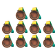 thumbnail image 2 of Premio de cobre de 2 pulgadas con cinta para el cuello redonda para fiestas de competiciones (cobre), 2 of 2