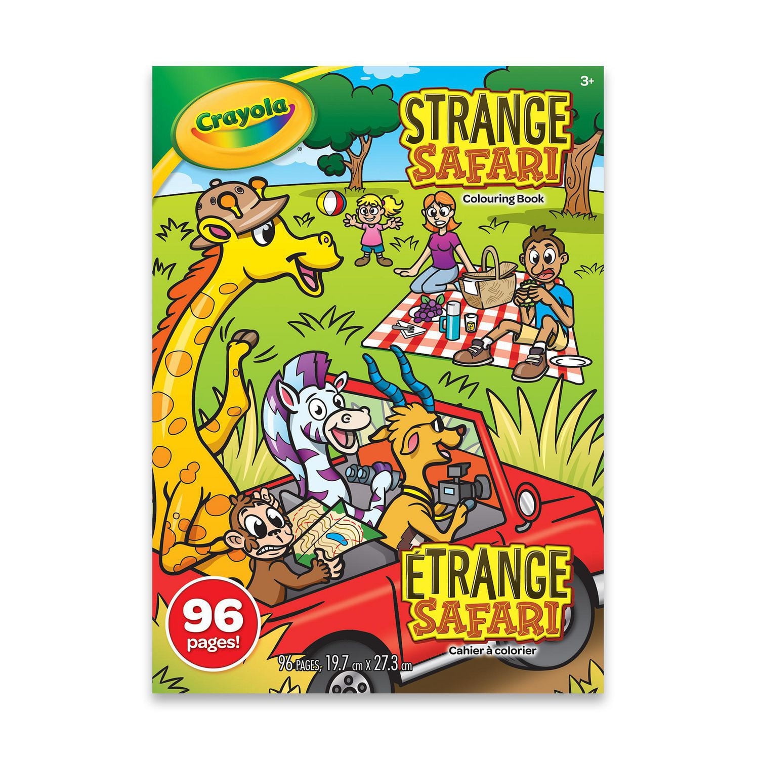 Crayola 96 Page Colouring Book, Food Pals, 96 page colouring book