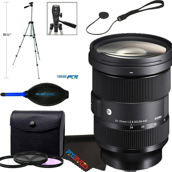 Sigma 24-70mm f/2.8 DG DN Art Lens for Sony E   Pixi -Starter Kit