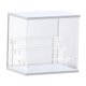 thumbnail image 1 of Expositor de acrílico, vitrina transparente, protección antipolvo para objetos de colección, caja de acrílico, organizador de mostrador 4 niveles, 1 of 4