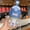 Blue, variant on wnpxqnt 600ML Plastic Cup with Strap Large Capacity Outdoor Flip Straw Cup Portable S9W0