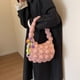 thumbnail image 3 of Bolso Hombro para Mujer Bolso Mano Ligero Plisado Bolso Masa (rosa), 3 of 9