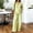 Green, variant on HAIJIE womens linen set two Piece Easter Sets for Women Summer Spring Lou-nge Sets Travel Vacation Outfits Cap Sleeve Side Slit Wide Leg Pants (Brown,S)