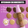 thumbnail image 4 of NYX Professional Makeup Bare With Me Concealer Serum, suero + corrector ligero de cobertura media con f&oacute;rmula vegana, hidrataci&oacute;n hasta por 24H, 9.6ml &ndash; Tono Medium Gol, 4 of 7