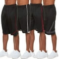 thumbnail image 4 of Essential Elements 4 Pack: Men's Active Performance Athletic Workout Sports Gym Mesh Basketball Shorts with Pockets, 4 of 7