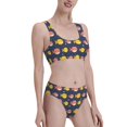thumbnail image 4 of High Waisted Bikini Sets For Women, Cute Puffer Fish Swimsuits Tummy Control, Two Pieces Bathing Suit, 4 of 8