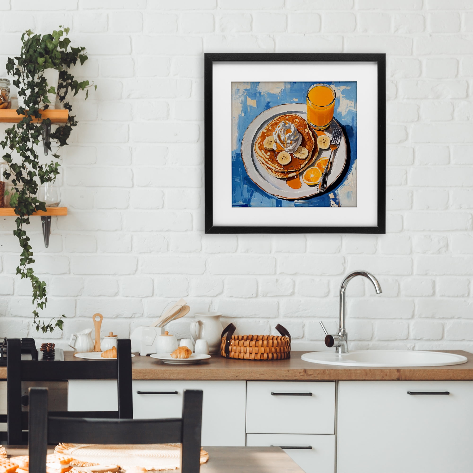 Stupell Industries Banana Bliss Sunshine Black Framed Print Under Glass, design by Tina LeCour