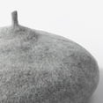 thumbnail image 5 of RKSTN Baby Hat Wool Beret Solid Color Travel Beach Trips Casual Versatile Toddler Hats Boys (Gray ,2 Years), 5 of 6