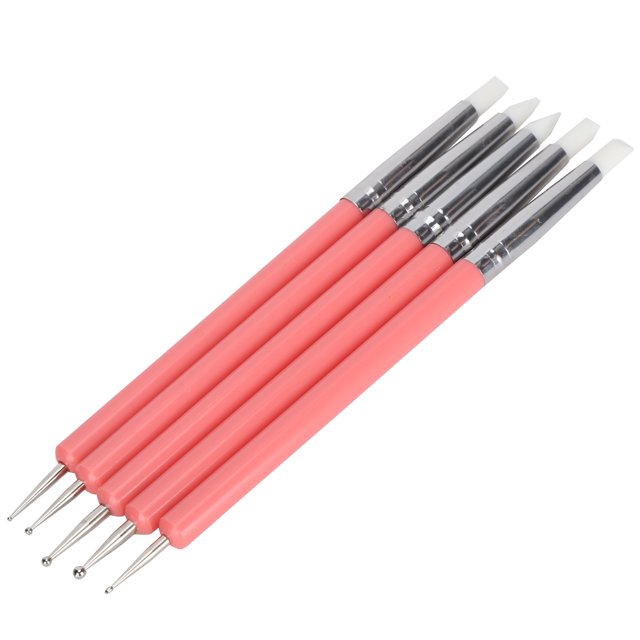Double‑End Nail Art Dotting Pen Pottery Clay Modeling Sculpture Indentation Pen Set