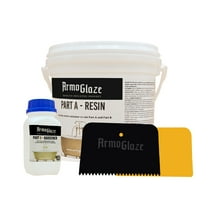 ArmoGlaze, White Coating Refinishing Kit for Porcelain Enamel Acrylic Fiberglass Terrazzo Shower Base
