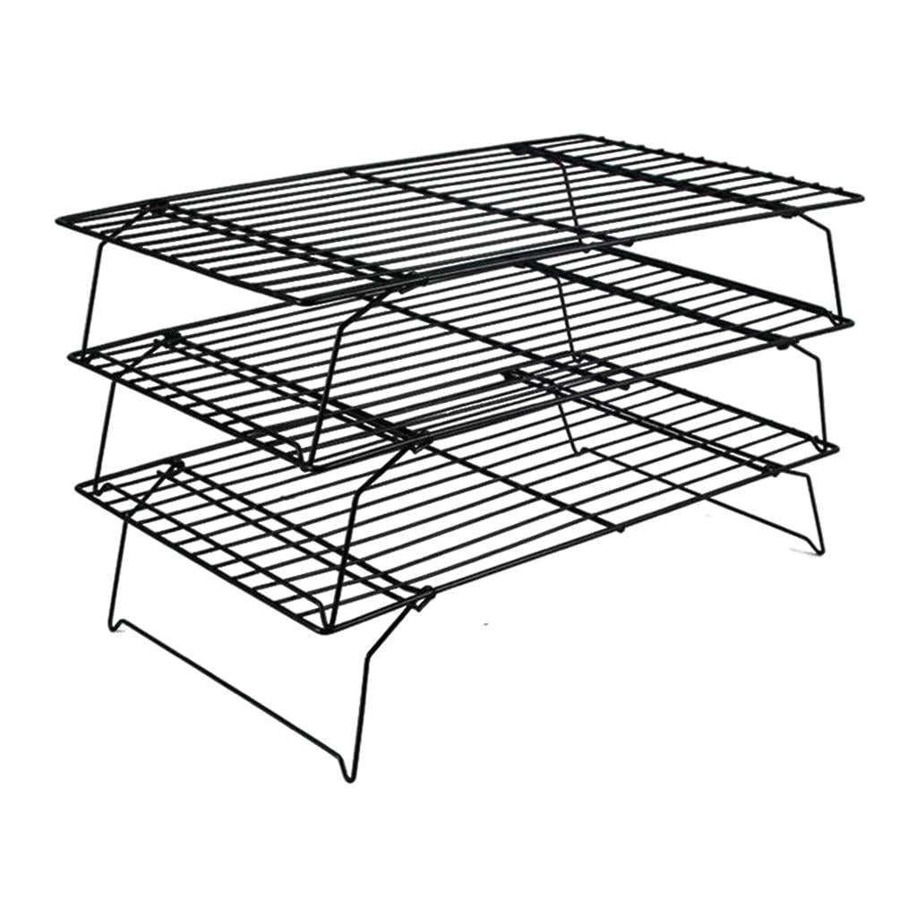 Cooling Rack Wire Bakeware Bake Cookie Stand Stackable Iron Cake Rack