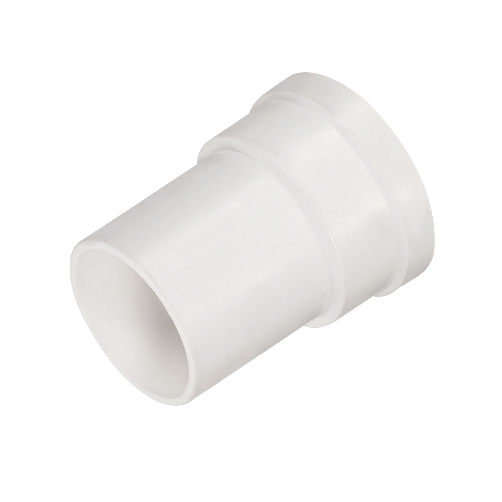 Uxcell 50mm ID Flanged Tailpiece PVC Straight Tube Fitting Direct Pipe ...