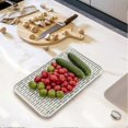 thumbnail image 5 of 2025 2-tier drain tray for storing toothbrushes, dish brushes, kitchen utensils, 5 of 5
