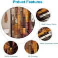 thumbnail image 6 of Yellow Shower Curtain for Bathroom Abstract Yellow Gray Watercolor Shower Curtain Set with Hooks Contemporary Oil Panting Fabric Waterproof Shower Curtains 72x72inches, 6 of 6