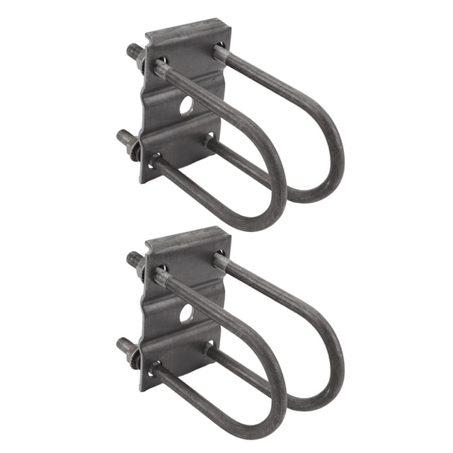 Kit de Boulons en U pour Remorque, Grande Capacité de Charge, Longue Durabilité, Stabilité Améliorée, Acier Laminé, Ressort en U pour Remorque Robuste pour Essieu Rond de 3 Pouces