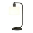 thumbnail image 4 of Henn&Hart 8" Blackened Bronze Metal/Glass Table Lamp, 4 of 9