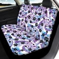 thumbnail image 3 of Jeiento Dog Paw Print Car Seat Covers Full Set of 4 Bucket Seat Covers High Back Flexible Back Seat Protector Automobile Accessories Decor Universal Fit for Most Vehicles, 3 of 7