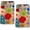 Colorful Floral, variant on Colorful Floral Kitchen Towels, Orange and Blue Decorative Dish & Tea Towels Set of 2, Spring Summer Hand Towel Dish Cloths for Farmhouse Kitchen Cleaning Drying