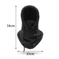 thumbnail image 2 of xiaxaixu Men Winter Plush Riding Hat Warm Slouchy Thick Cap Balaclava with Face Protector, 2 of 5